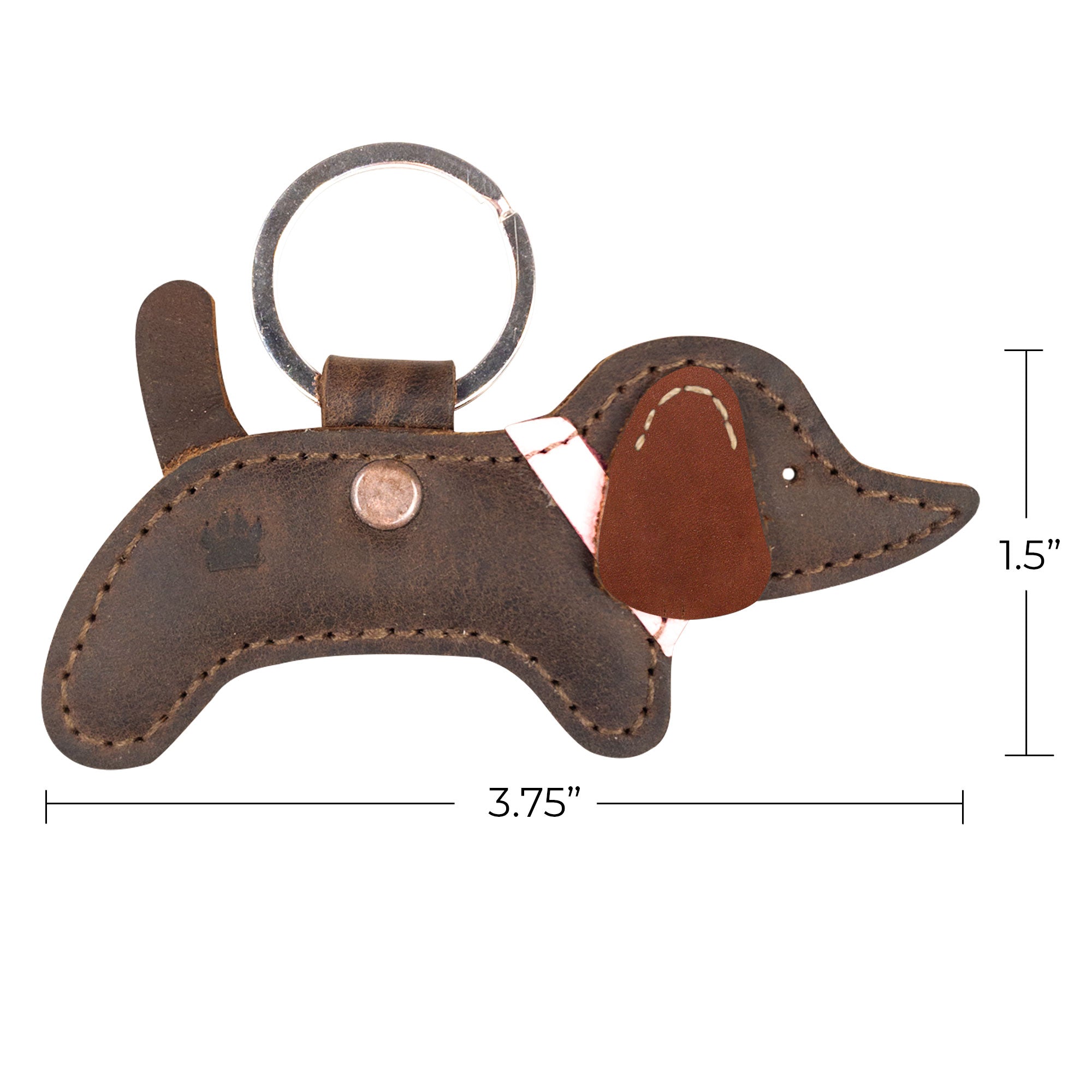 Hot Dog Keychain - Stockyard X 'The Leather Store'