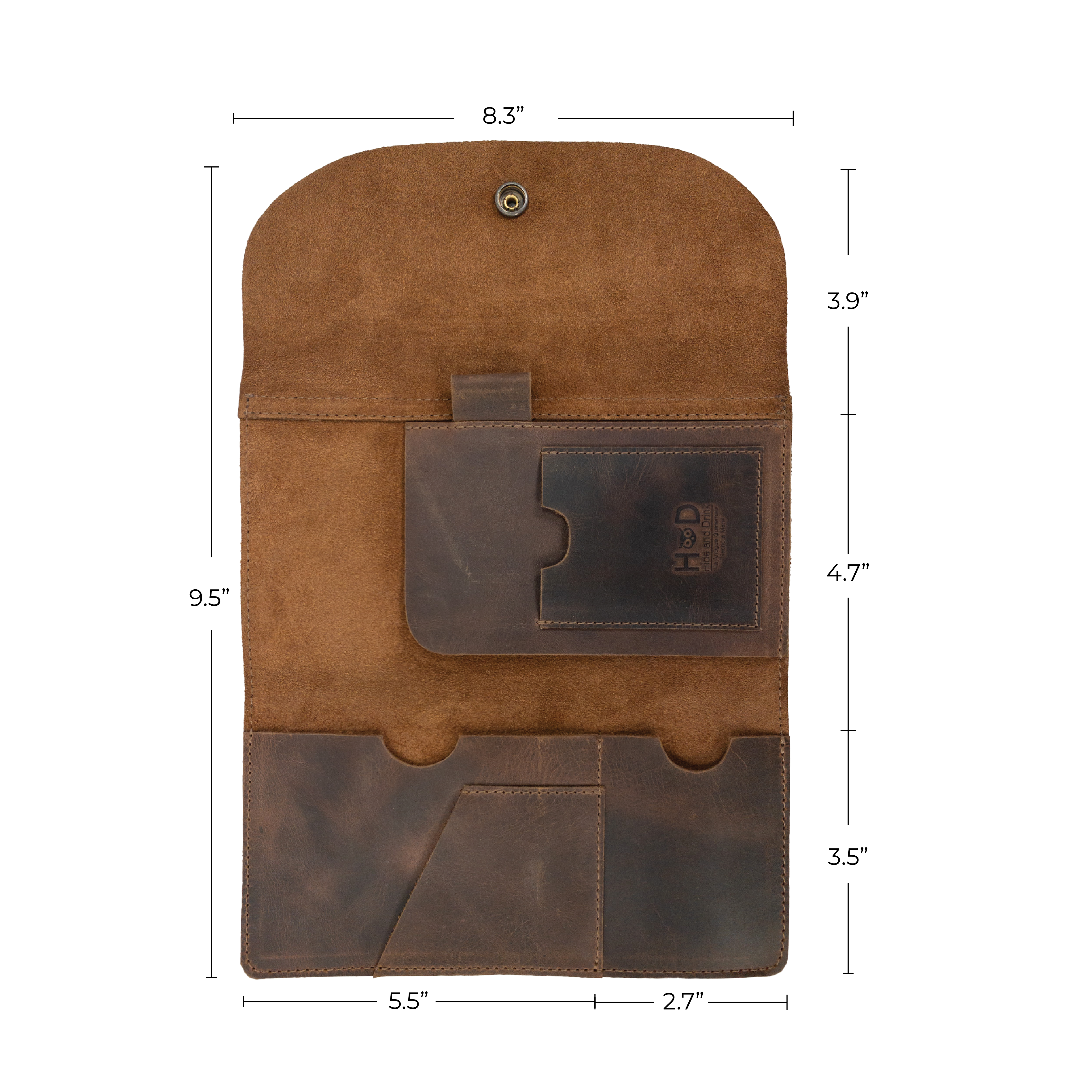 Vertical Large Passport Wallet - Stockyard X 'The Leather Store'