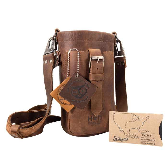 Hiker Bottle Pouch - Stockyard X 'The Leather Store'