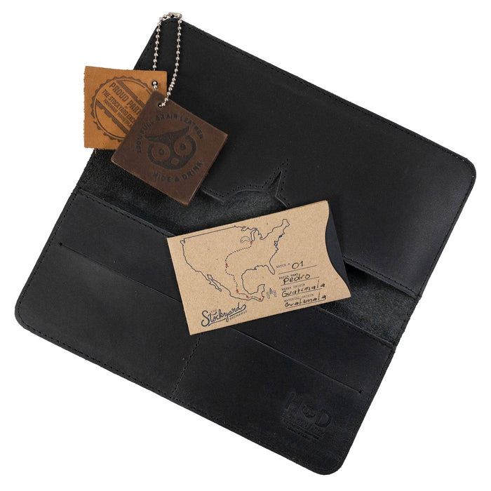 Bifold Wallet for Cellphone - Stockyard X 'The Leather Store'