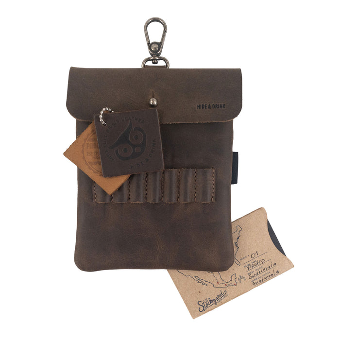 Squared Bag for Golf Tees and Maps - Stockyard X 'The Leather Store'