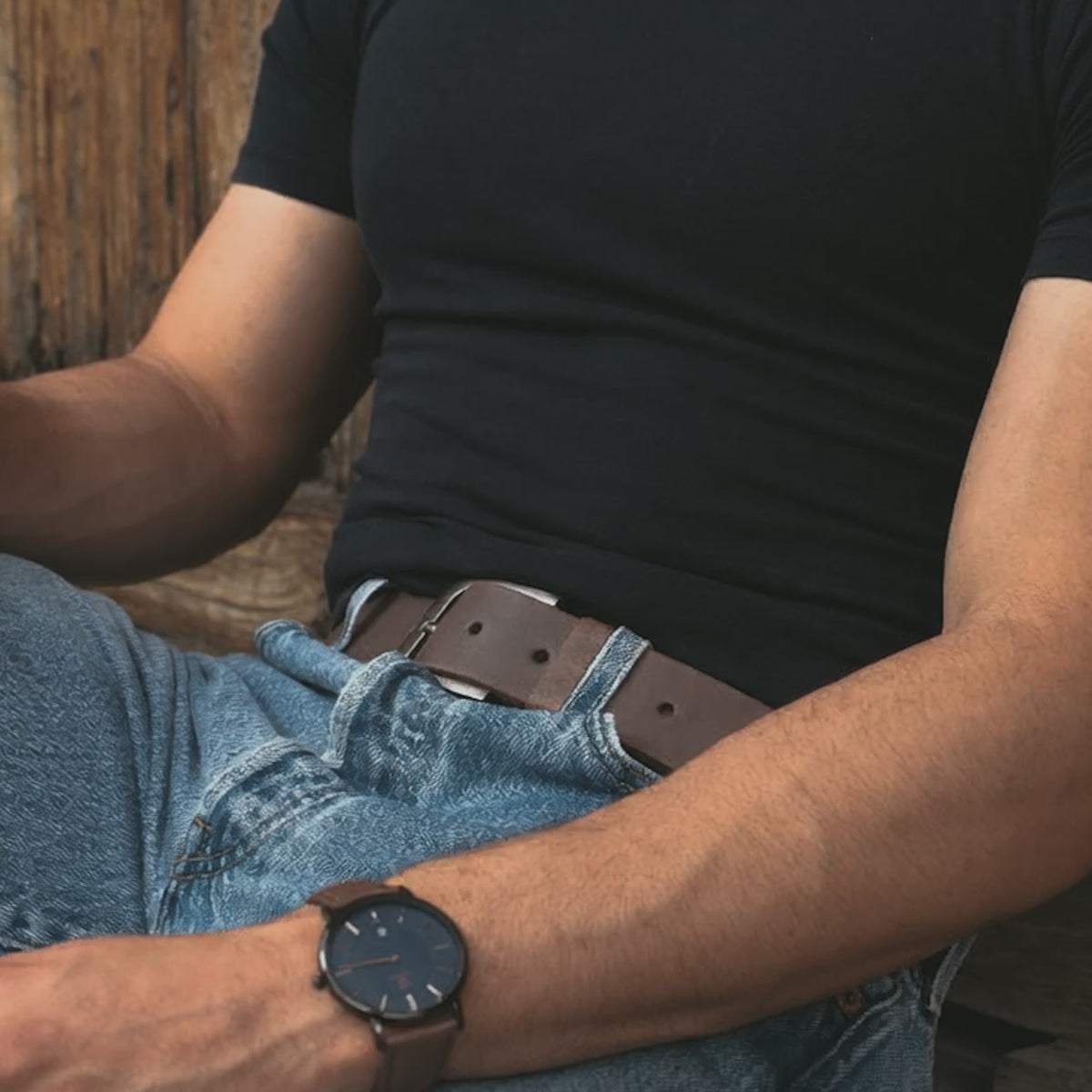 Rustic Leather Belt – StockyardX, The Leather Store