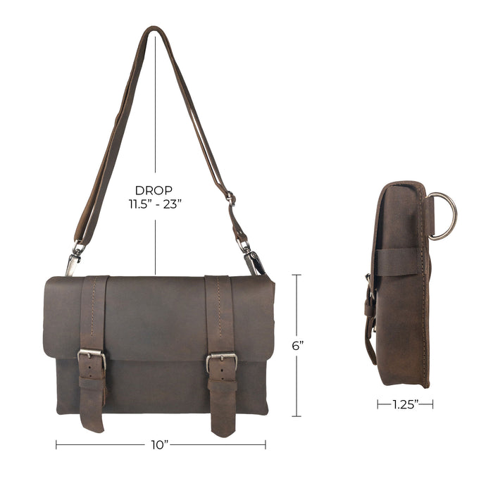 Vintage Sling Bag with Adjustable Strap