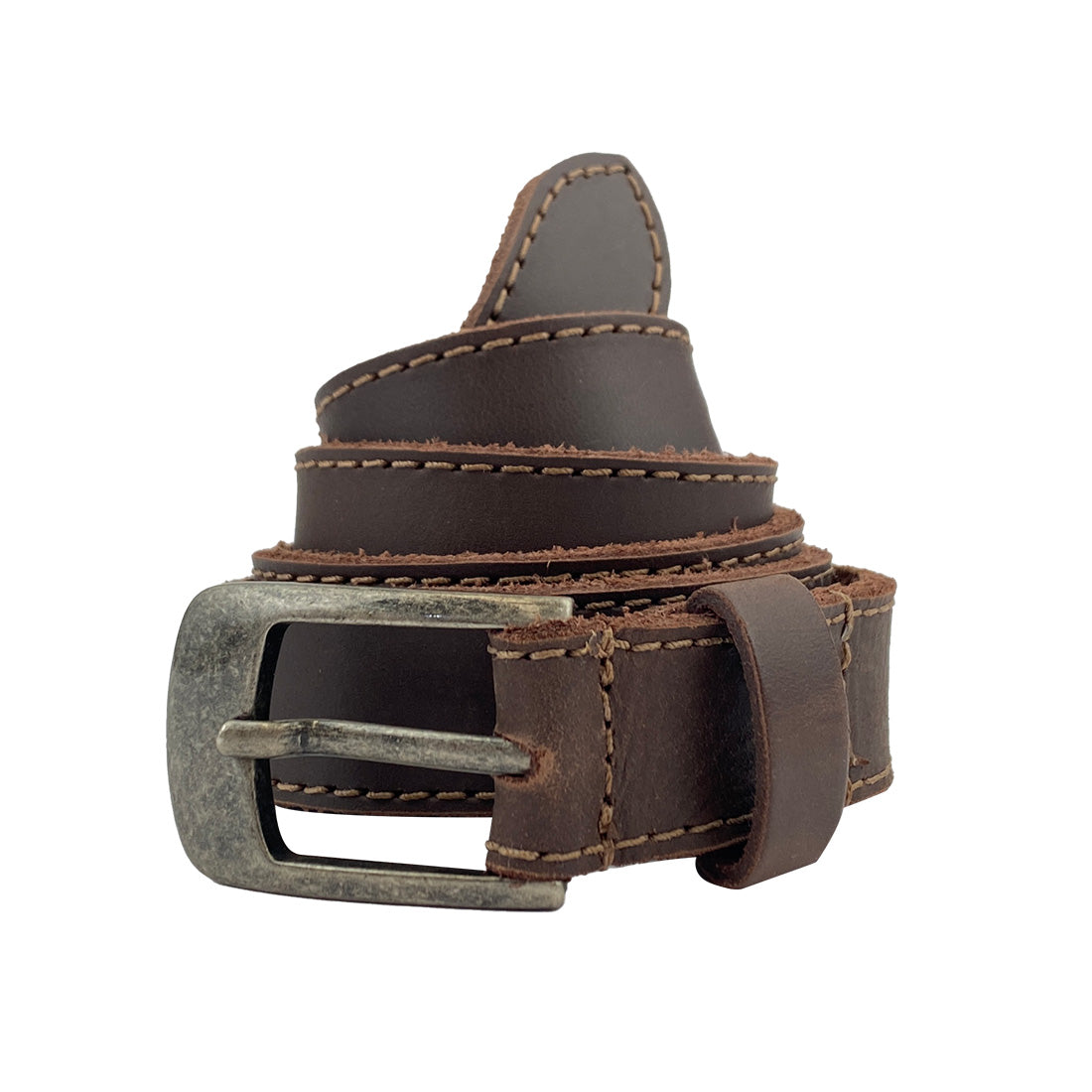 Big Boys' & Girls' Two Row Stitch 1" Belt - Stockyard X 'The Leather Store'