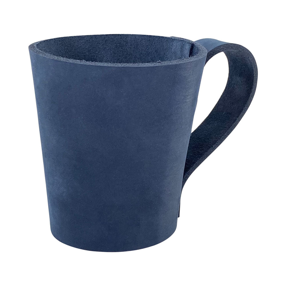 Showcase of a Pint Sleeve with Handle by Hide & Drink, perfect for holding your favorite drink. Handcrafted from Full Grain Leather, this piece highlights artisan quality through Small Batch Production, adding a touch of elegance to your bar setup.