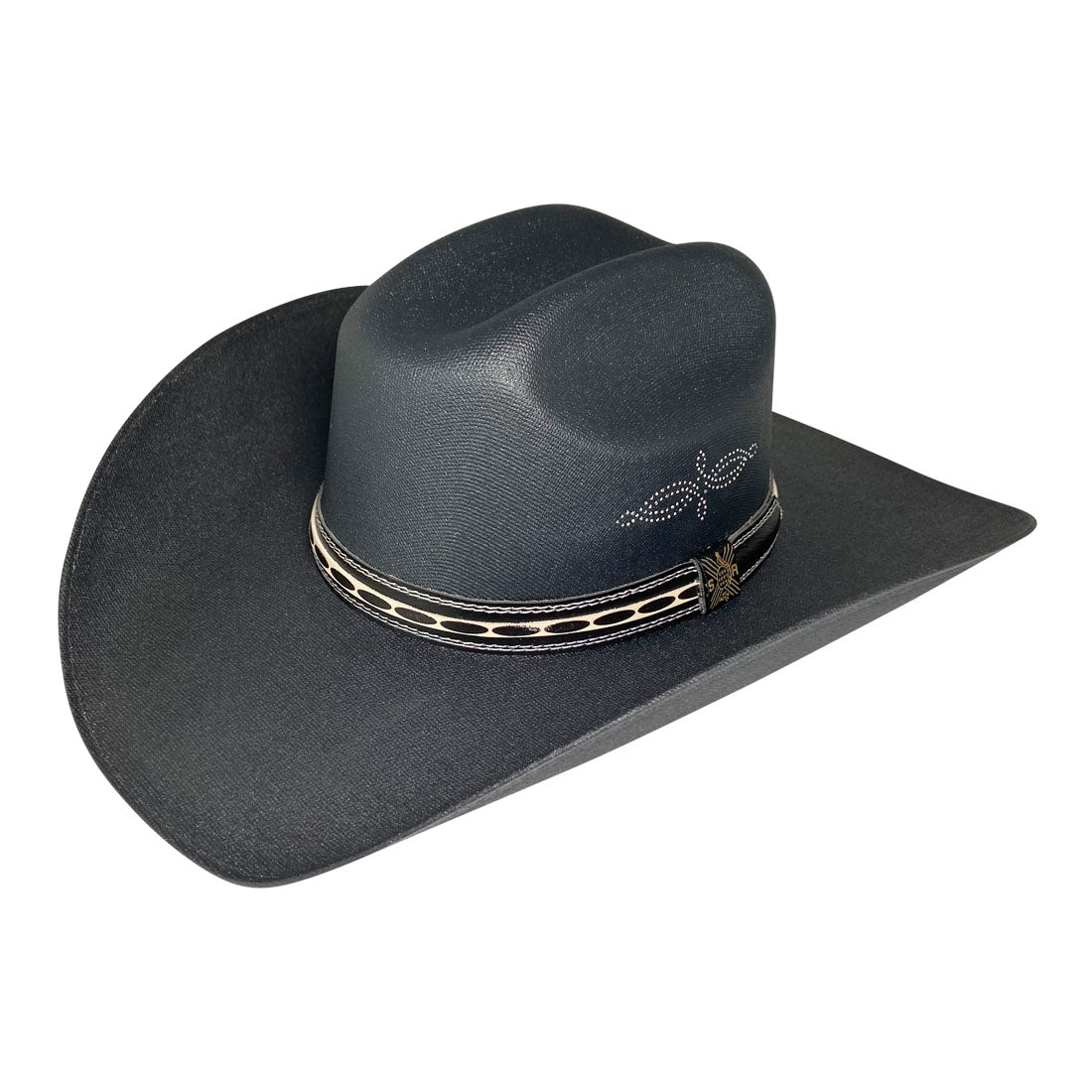 Costume National Black Wide Brim Cowboy Solid Hat
