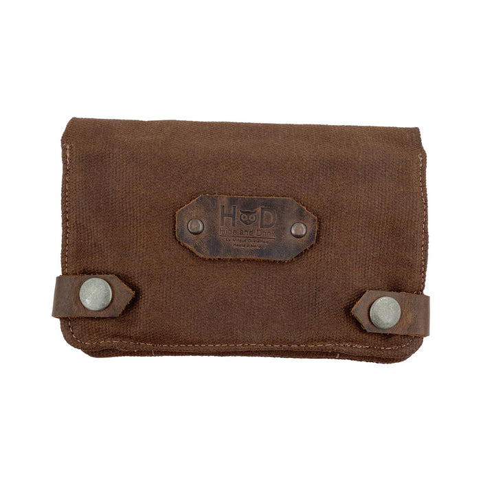 Tobacco Pouch Waxed Canvas - Stockyard X 'The Leather Store'