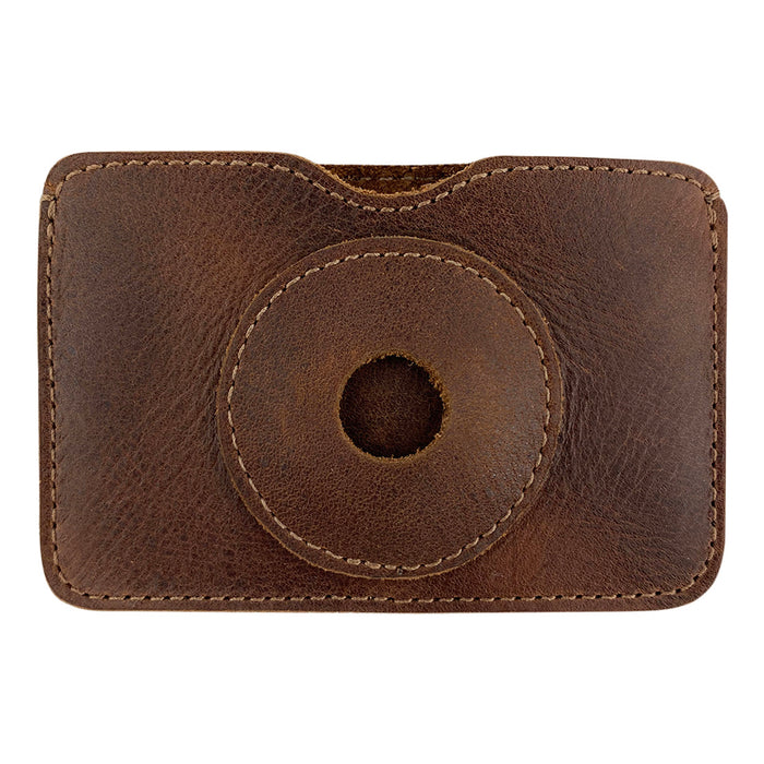 AirTag Horizontal Card Holder - Stockyard X 'The Leather Store'