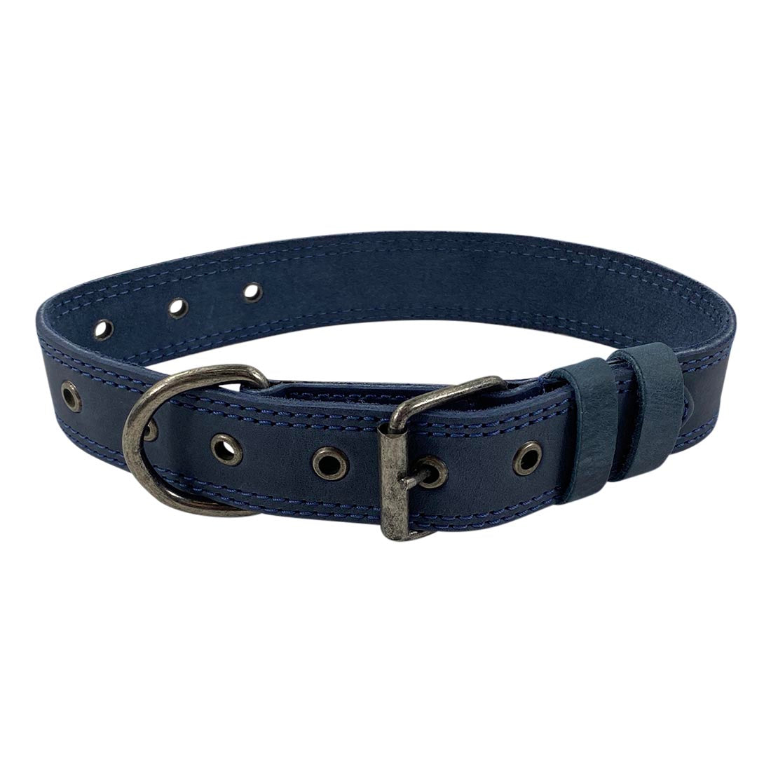 Leather Medium Dog Collar (12 to 21 in.) - Stockyard X 'The Leather Store'