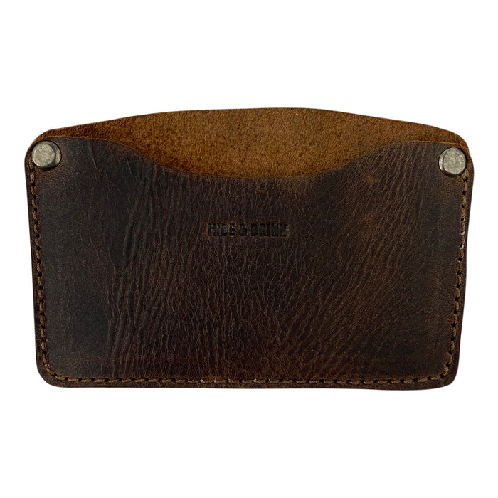 Riveted Formal Card Holder - Stockyard X 'The Leather Store'