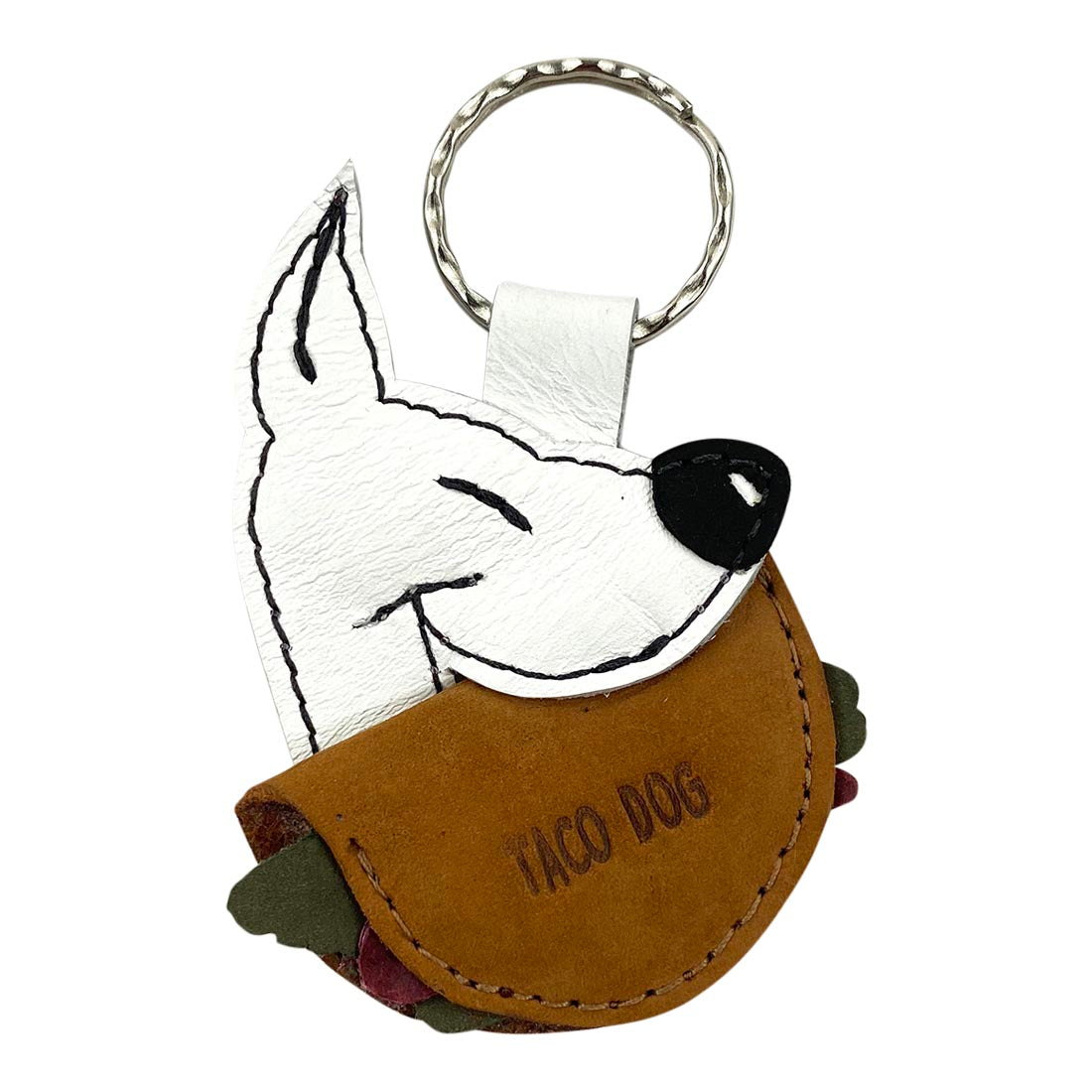 Taco Dog Keychain - Stockyard X 'The Leather Store'