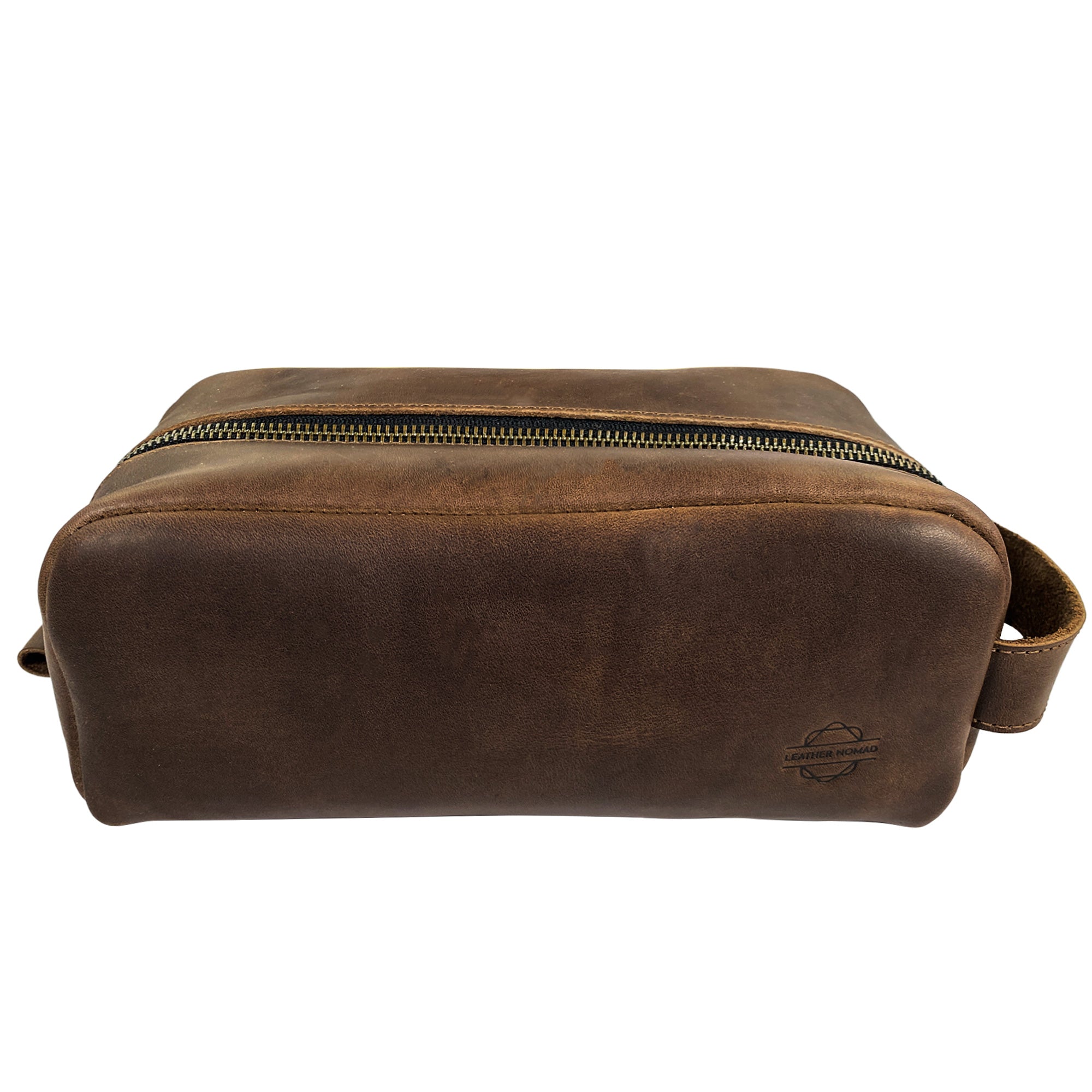 Toiletry Bag with Handle - Stockyard X 'The Leather Store'