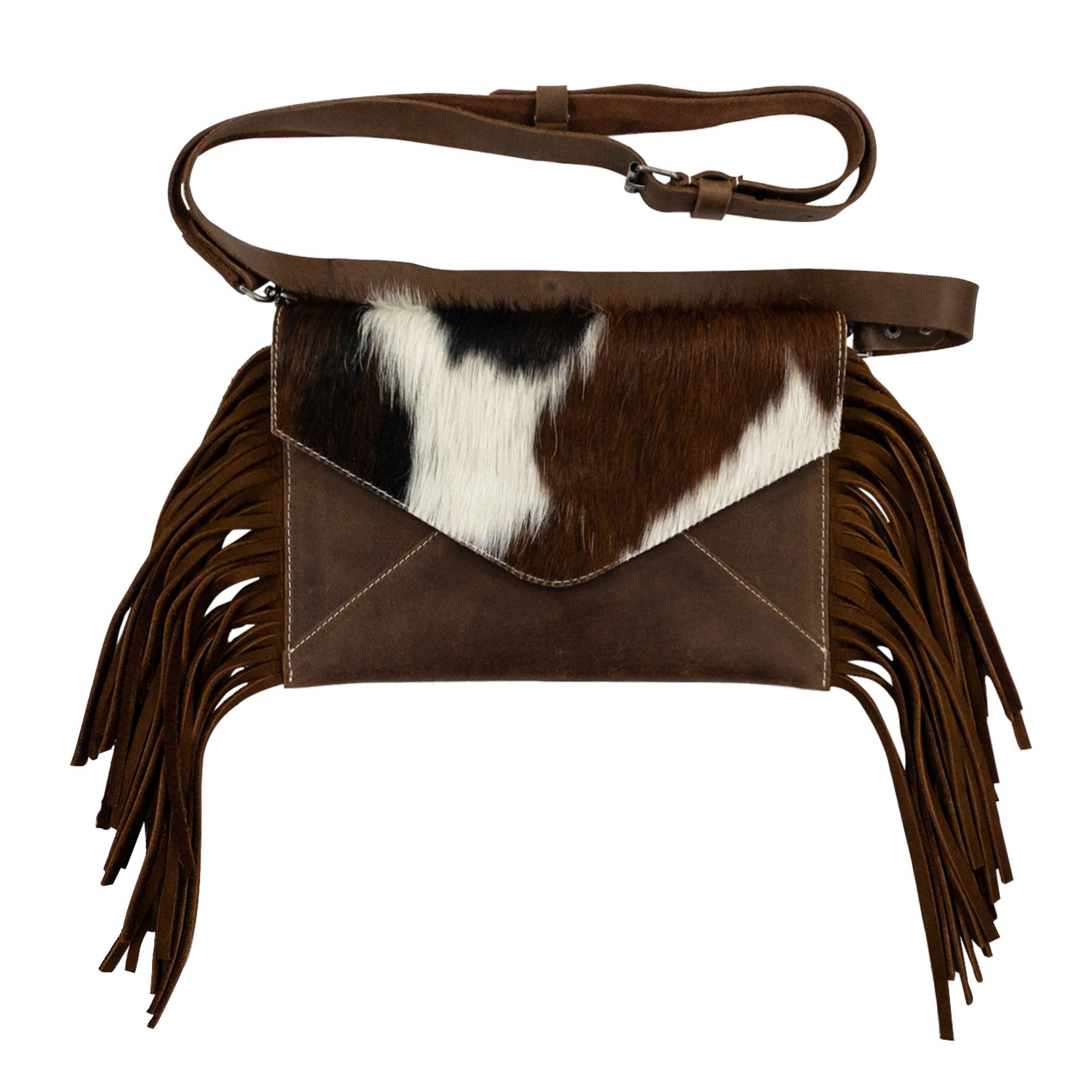Cowgirl Crossbody Bag with Fringes - Stockyard X 'The Leather Store'