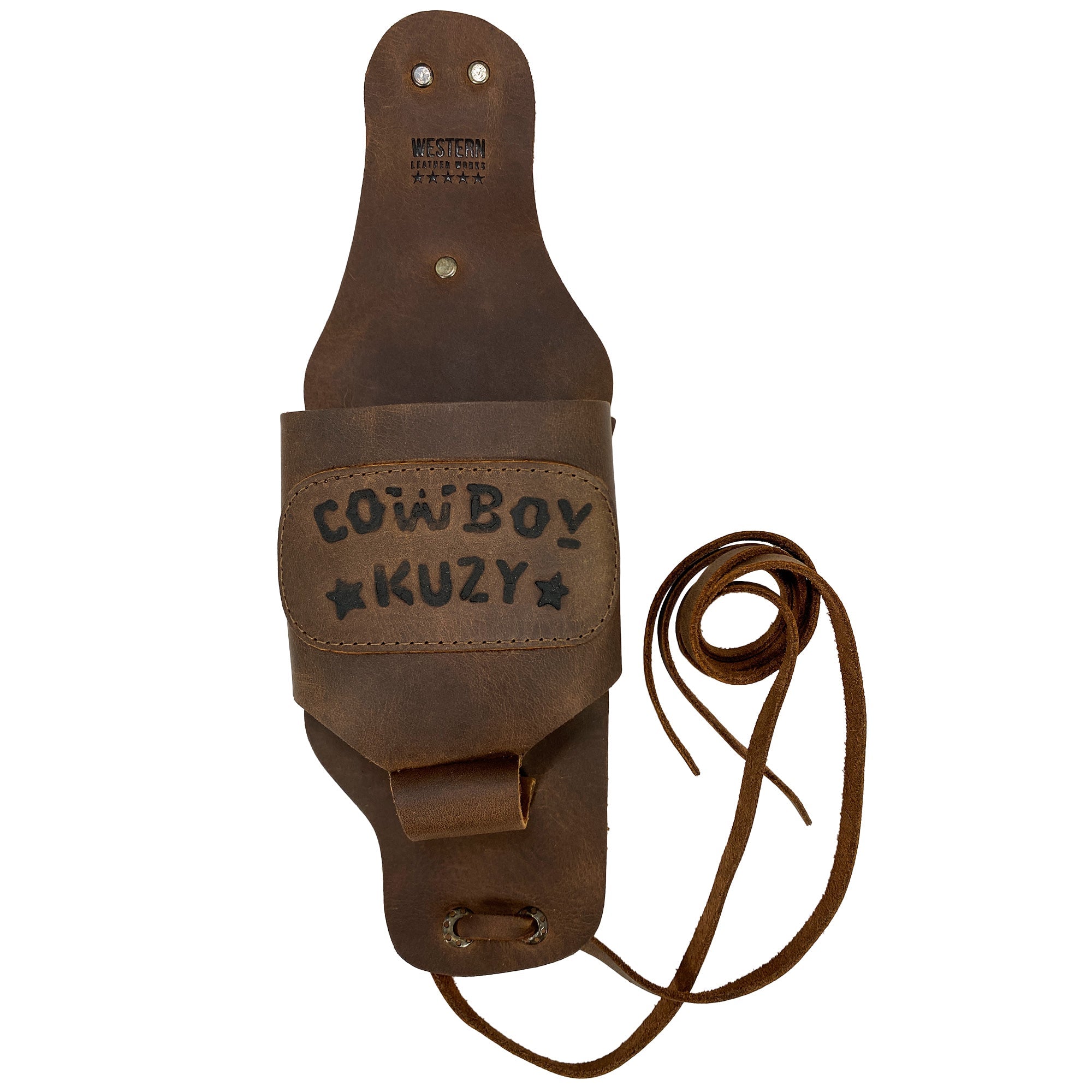 Cowboy Beer Holster - Stockyard X 'The Leather Store'