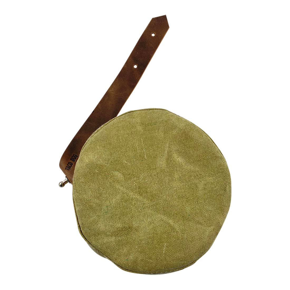 Waxed Canvas Travel Dog Bowl - Stockyard X 'The Leather Store'