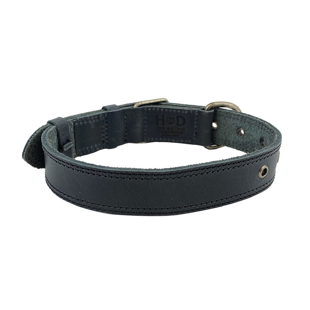 Leather Medium Dog Collar (12 to 21 in.) - Stockyard X 'The Leather Store'