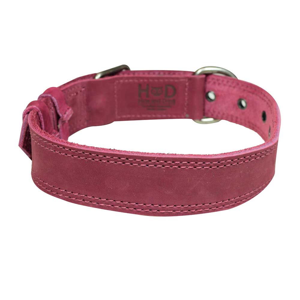 Leather Medium Dog Collar (12 to 21 in.) - Stockyard X 'The Leather Store'