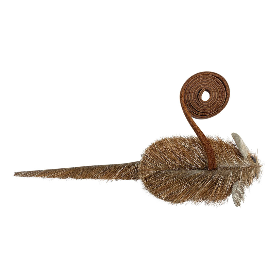 Furry Mouse Cat Toy - Stockyard X 'The Leather Store'
