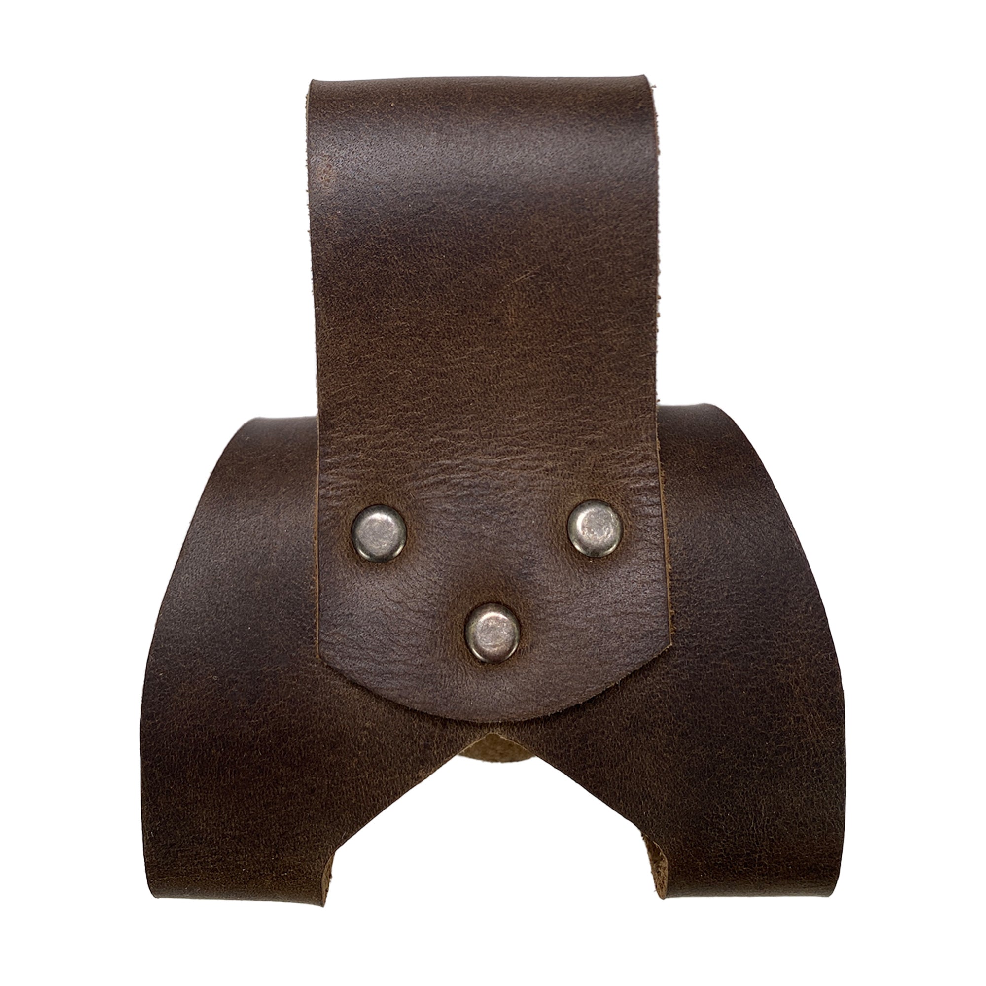 Axe Holster by Valhalla Gear, featuring a sleek and practical design ideal for outdoor use. This Axe Holster for Belt - Protector Case acts as a small axe blade safety sleeve, making it a must-have camping accessory. Utilizing full grain leather, it's perfect for lumberjack outdoor essentials and highlights the craftsmanship of small batch production, hand cut, and hand sewn methods. Fire branded to signify quality, this artisan piece is handmade in La Antigua Guatemala & Oaxaca Mexico.