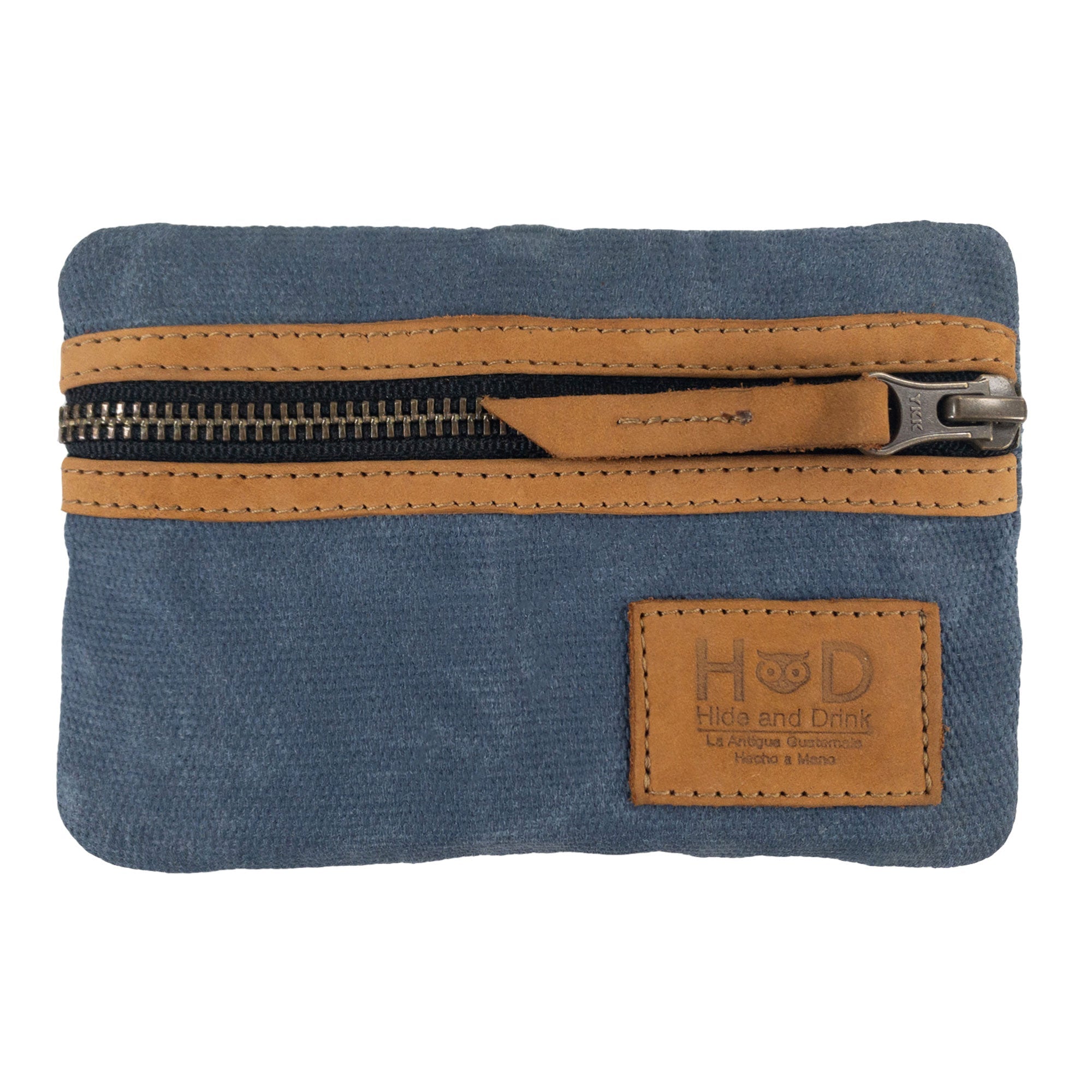 Zippered grey Multi-tool Pocket Pouch by Hide & Drink, providing a robust solution for keeping tools organized.