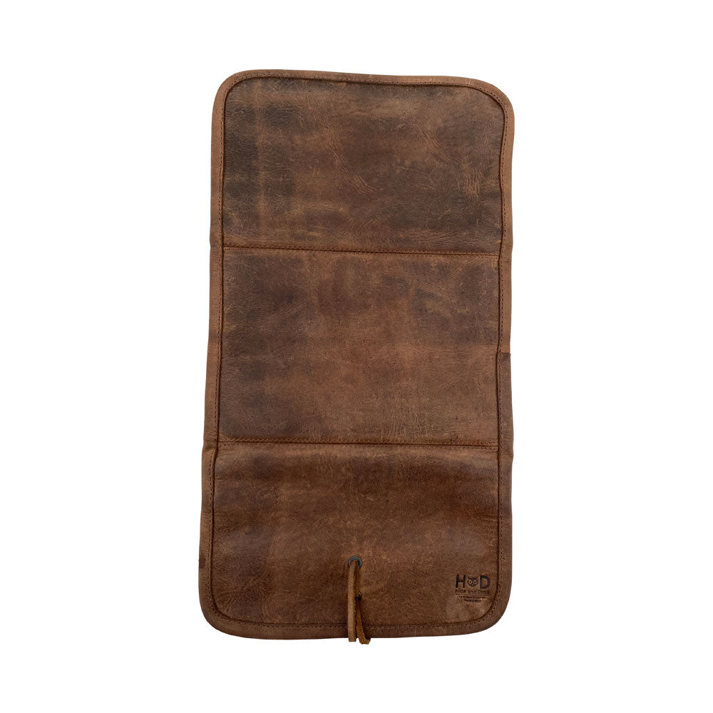 Multi Purpose Travel Organizer Roll For Cables - Stockyard X 'The Leather Store'