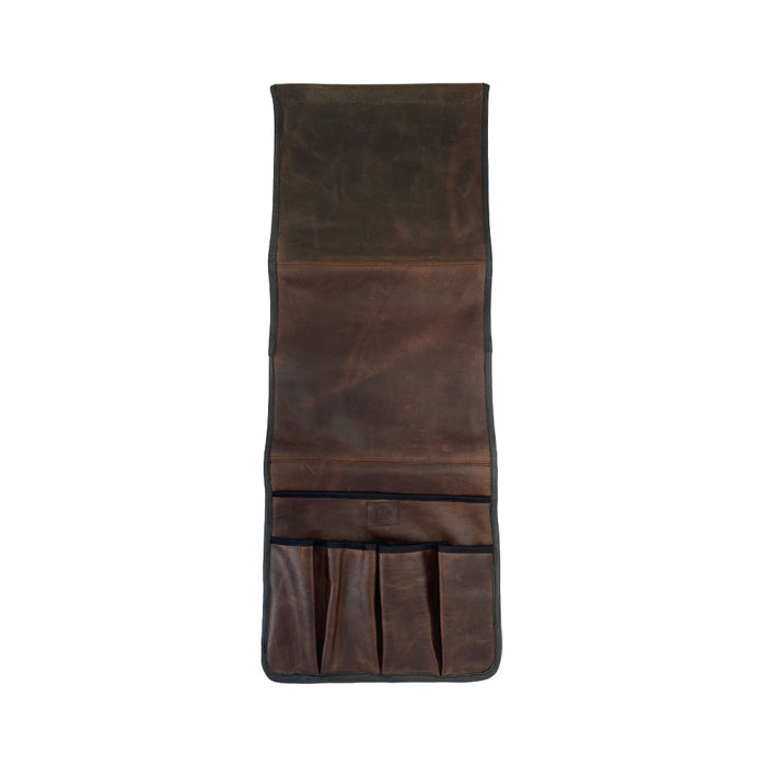Non Slip Remote Control Holder Bourbon Brown - Stockyard X 'The Leather Store'