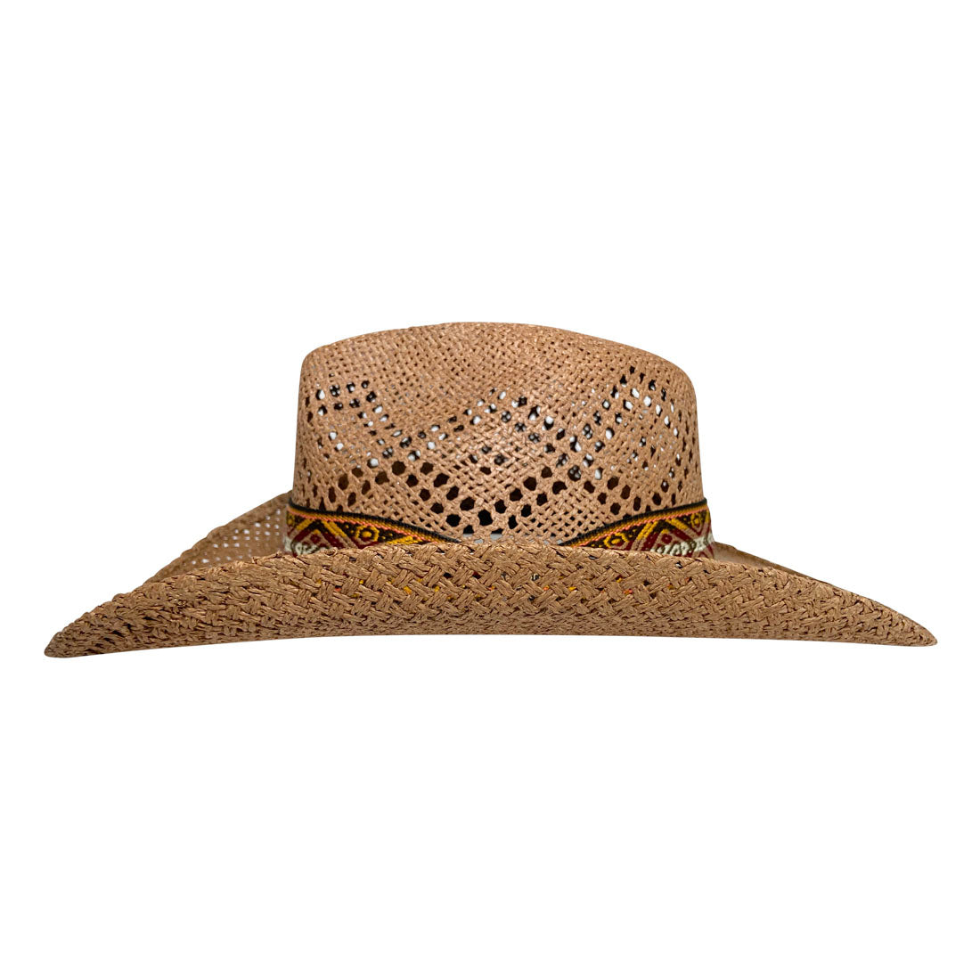Indiana Eastwood Cowboy Hat Handmade from Wood Pulp Raffia - Dark Brown - Stockyard X 'The Leather Store'
