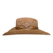 Indiana Eastwood Cowboy Hat Handmade from Wood Pulp Raffia - Dark Brown - Stockyard X 'The Leather Store'