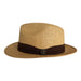 Short Brim Panama Hat Handmade from 100% Oaxacan Jute - Cafe Con Leche - Stockyard X 'The Leather Store'