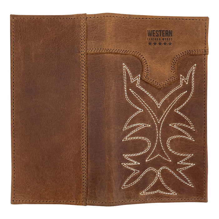Cowboy Boot Stitch Wallet - Stockyard X 'The Leather Store'