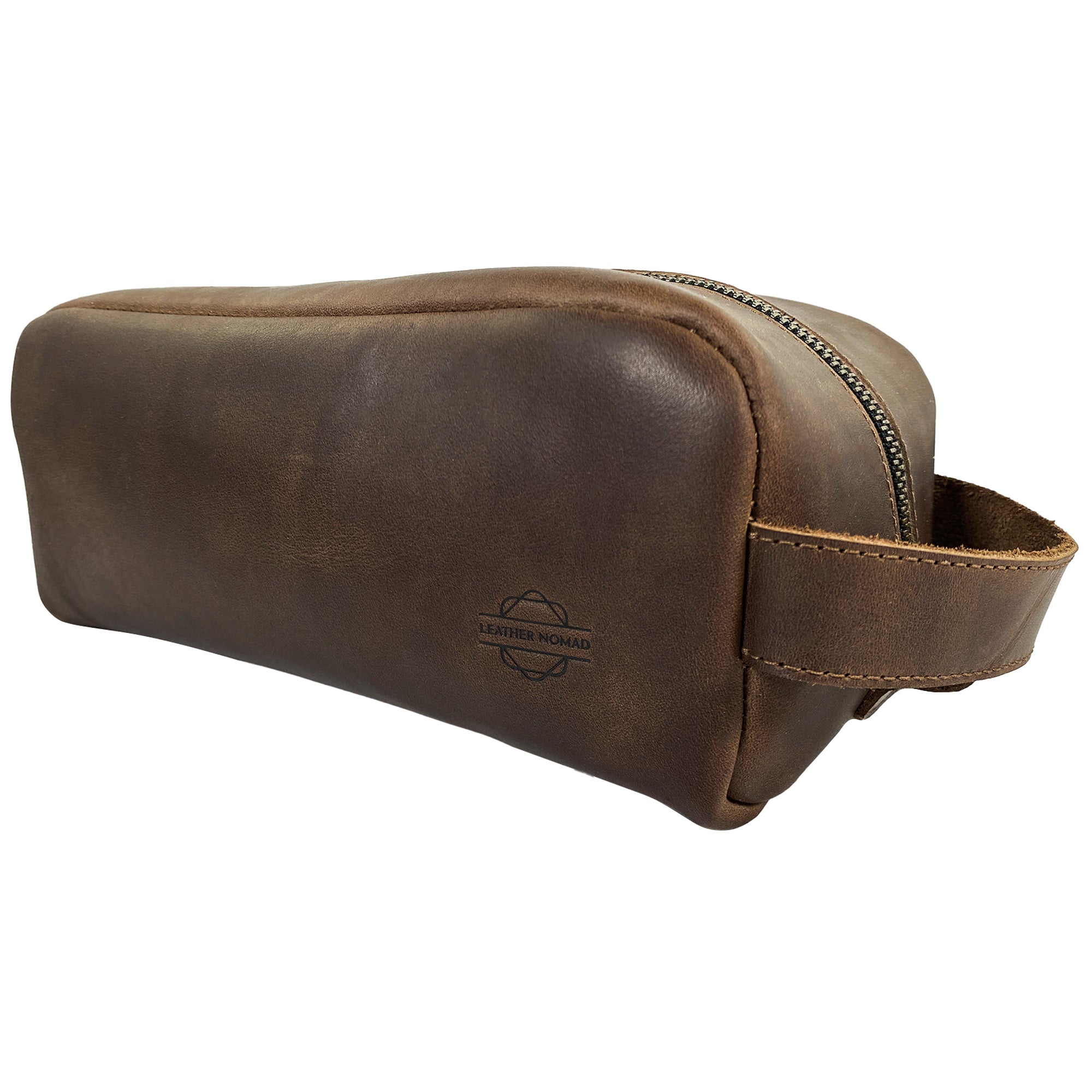 Toiletry Bag with Handle - Stockyard X 'The Leather Store'