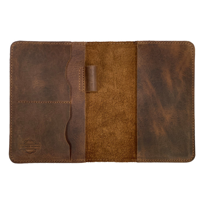 Field Notes Cover (3.5 x 5.5 in.) with Card Slots - Stockyard X 'The Leather Store'