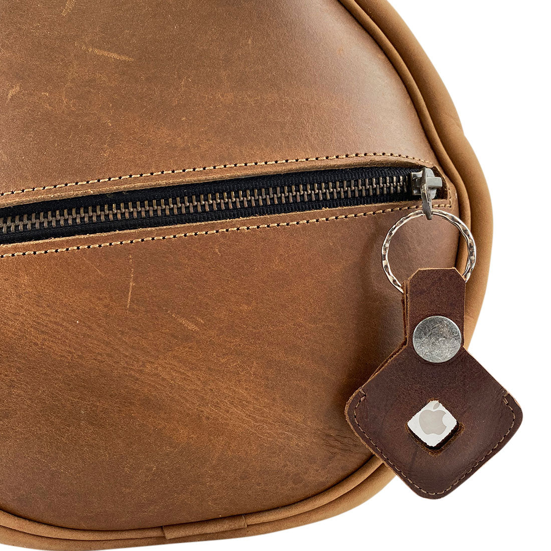 AirTag Diamond Keychain - Stockyard X 'The Leather Store'