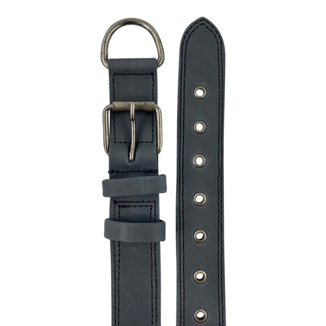 Leather Medium Dog Collar (12 to 21 in.) - Stockyard X 'The Leather Store'