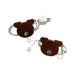 Bear Shaped Cord Keeper (2-Pack) - Stockyard X 'The Leather Store'