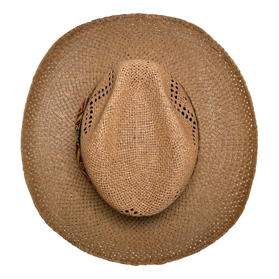 Indiana Eastwood Cowboy Hat Handmade from Wood Pulp Raffia - Dark Brown - Stockyard X 'The Leather Store'