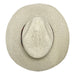 Indiana Eastwood Cowboy Hat Handmade from Wood Pulp Raffia - Light Brown - Stockyard X 'The Leather Store'