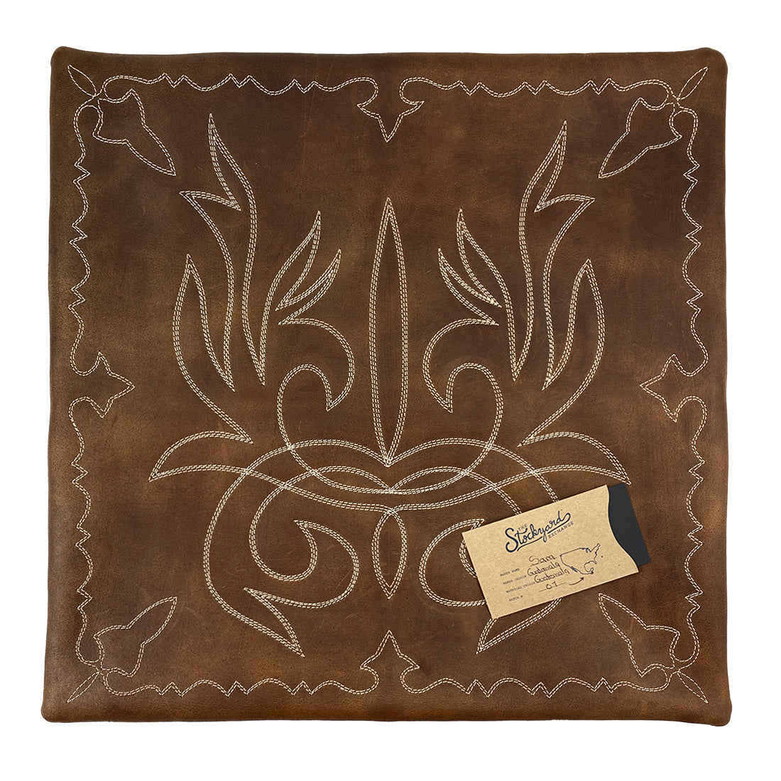 Decorative Cowboy Pillow Cover - Stockyard X 'The Leather Store'
