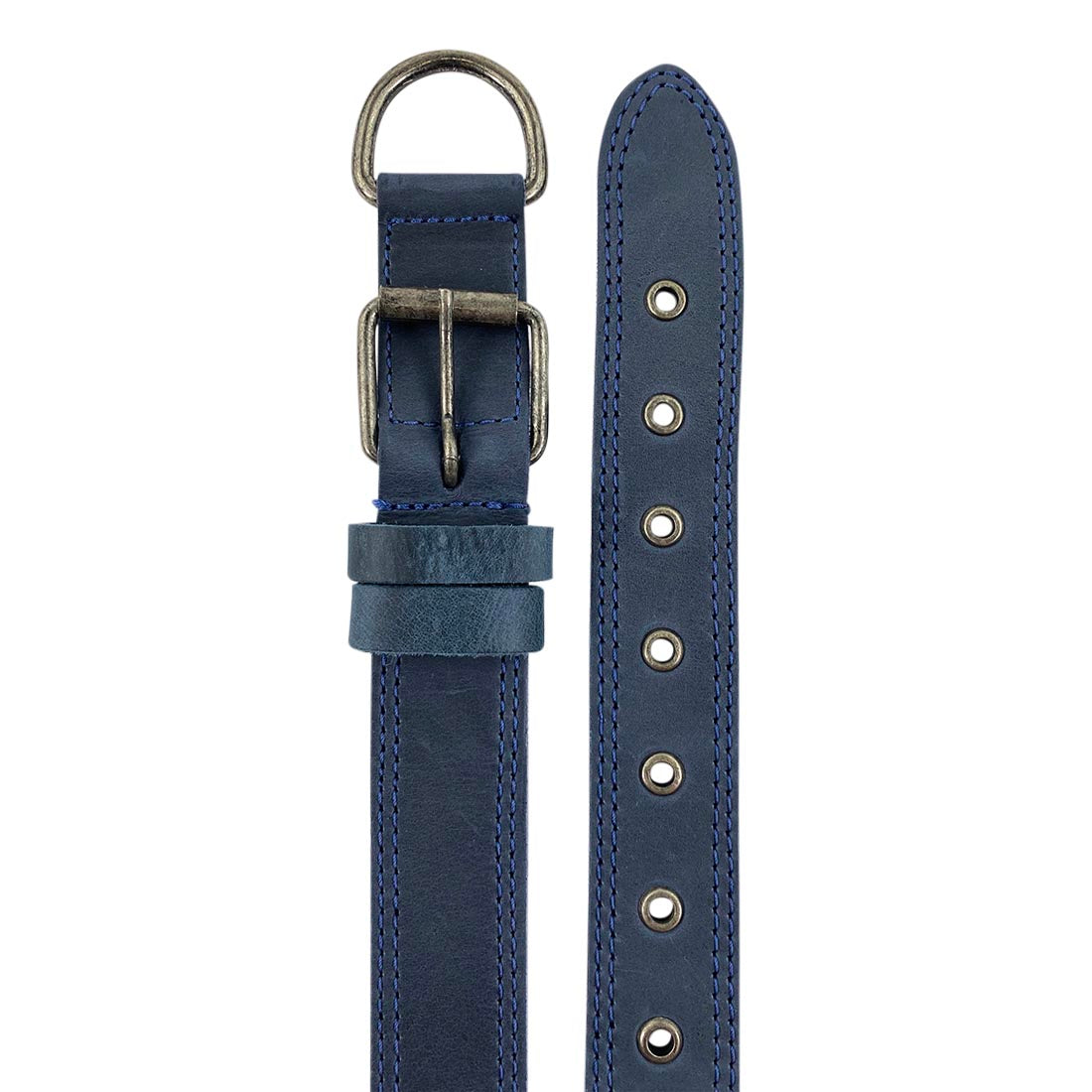Leather Medium Dog Collar (12 to 21 in.) - Stockyard X 'The Leather Store'