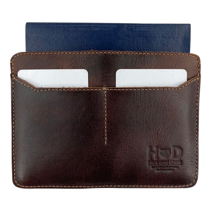 Minimalist Passport Holder - Stockyard X 'The Leather Store'