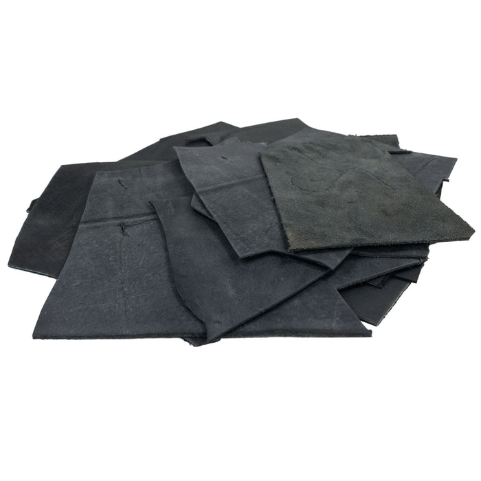 Leather Scraps With Scars (12 oz pack)
