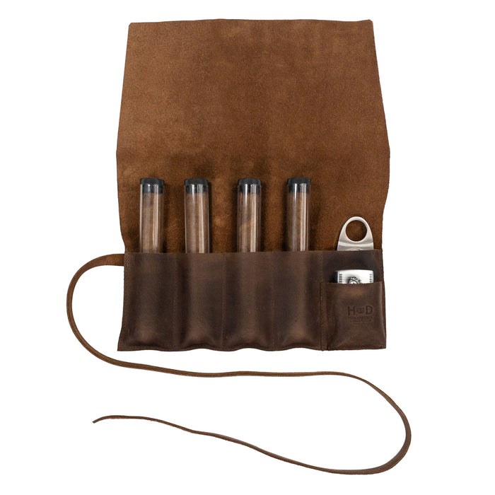 Rustic Cigar Roll - Stockyard X 'The Leather Store'