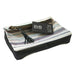 Striped Canvas Clutch Bag - Stockyard X 'The Leather Store'