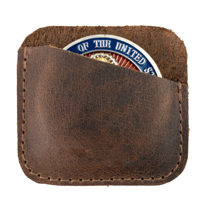 Squared Coin Case - Stockyard X 'The Leather Store'