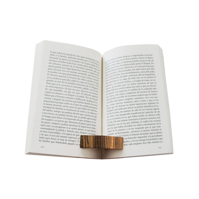 Wood Book Page Holder - Stockyard X 'The Leather Store'