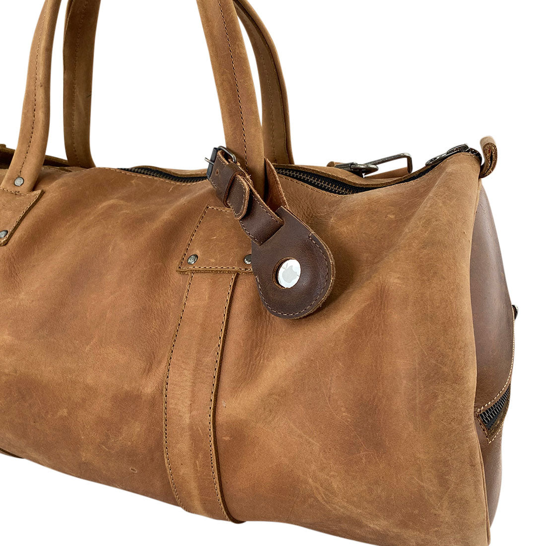 AirTag Buckle Keychain - Stockyard X 'The Leather Store'