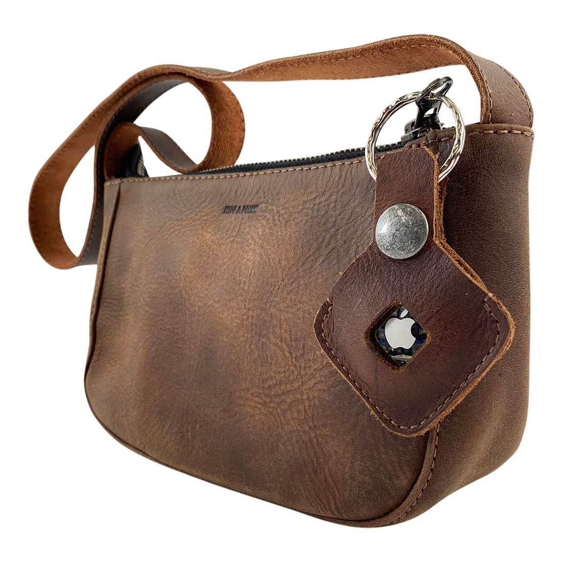 AirTag Diamond Keychain - Stockyard X 'The Leather Store'