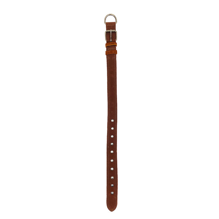 Leather Medium Dog Collar (12 to 21 in.) - Stockyard X 'The Leather Store'