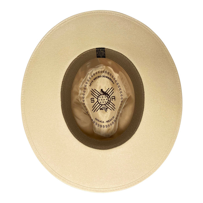 Indiana Eastwood Cowboy Hat Handmade from Oaxacan Cotton - Light Brown - Stockyard X 'The Leather Store'