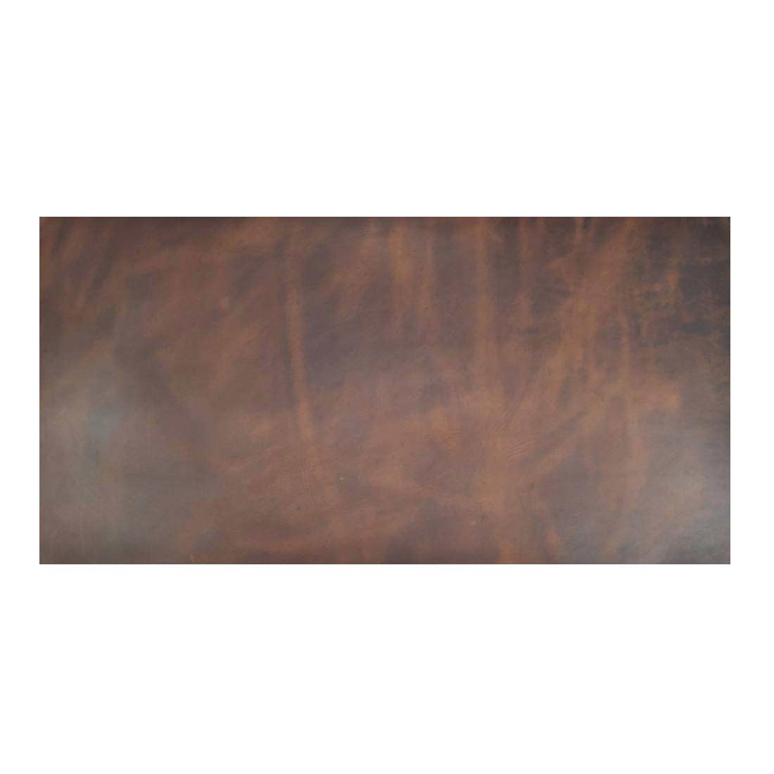 Premium Leather Rectangle for Crafts (12 x 24 in.) by Hide & Drink featuring a rich Bourbon Brown color, perfect for traditional crafting, tooling, and DIY projects. This medium weight (1.8mm thick) full grain leather is ideal for hobby workshops and journal notebook covers, and is crafted with care in La Antigua Guatemala & Oaxaca Mexico.